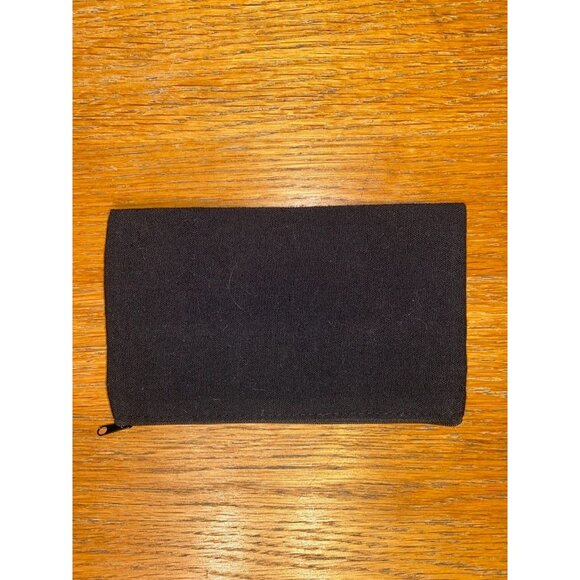 Stars Are So Major Black Zipper Pouch Glittery Design - Picture 3 of 4